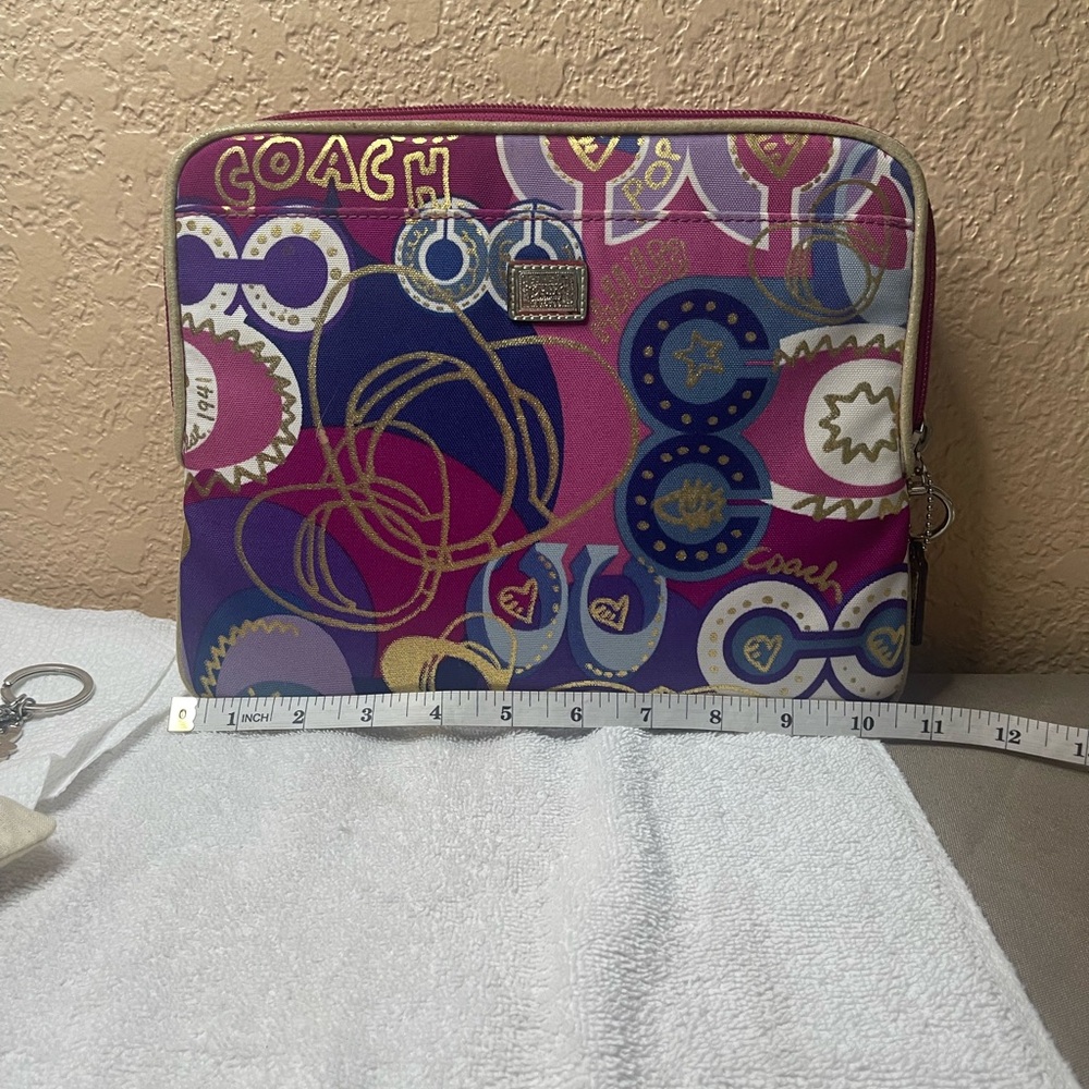 Coach Colorful Graphic Laptop or iPad